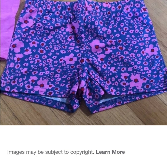 Carter's Baby Girl Shorts & Top 4-pc Set Size 12 Month - Picture 7 of 13